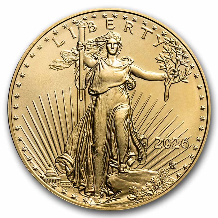 2026 1/4 oz American Gold Eagle Coin BU US Mint