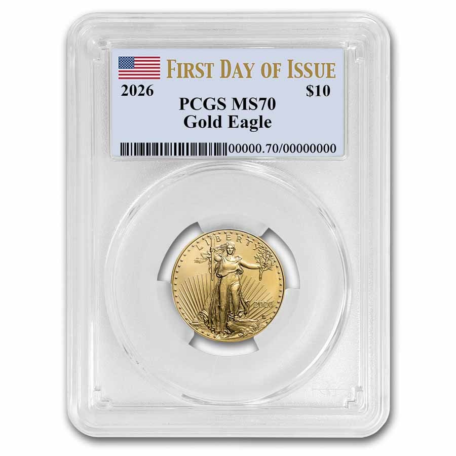 2026 1/4 oz American Gold Eagle MS-70 PCGS (First Day of Issue)