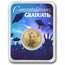 2026 1/4 oz Gold Eagle - w/Celebrate Graduate Card, In TEP