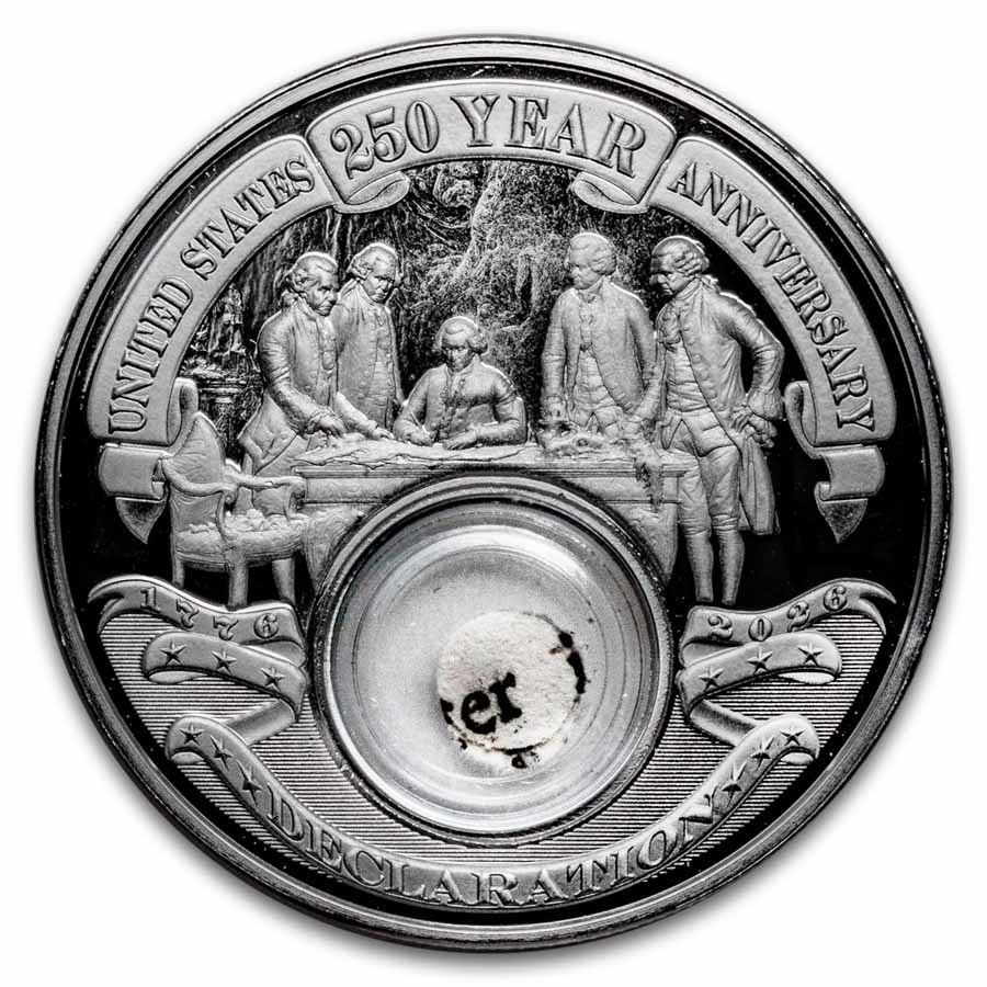 2026 1 oz Ag $1 Revolution Series: 250th Anniv.: Declaration