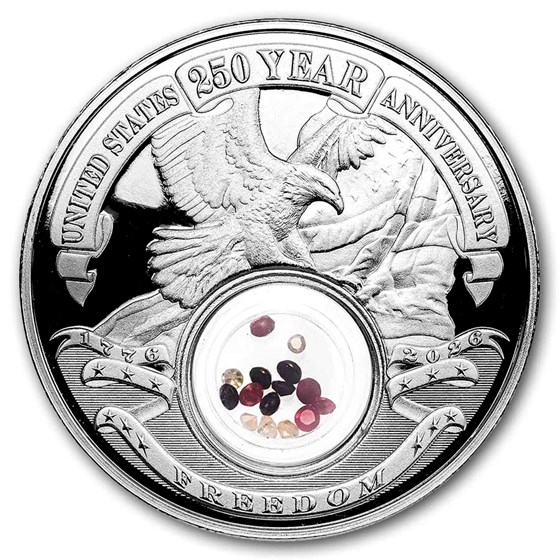 2026 1 oz Ag $1 Revolution Series: 250th Anniv.: Freedom