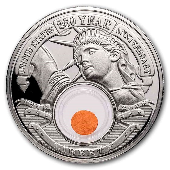 2026 1 oz Ag $1 Revolution Series: 250th Anniv.: Liberty