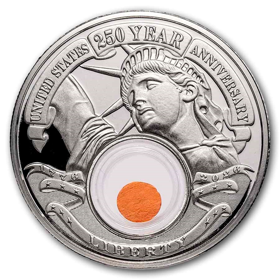 2026 1 oz Ag $1 Revolution Series: 250th Anniv.: Liberty