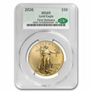 2026 1 oz American Gold Eagle MS-69 CAC (First Delivery)