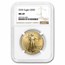 2026 1 oz American Gold Eagle MS-69 NGC
