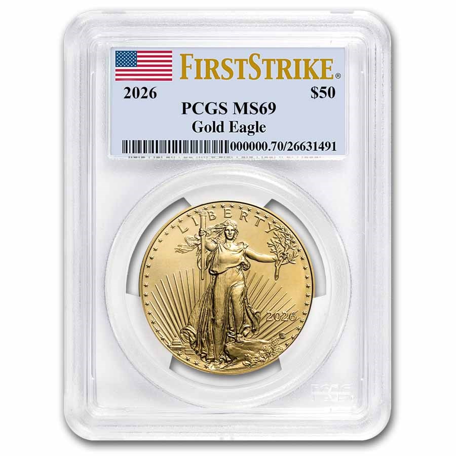 2026 1 oz American Gold Eagle MS-69 PCGS (FirstStrike®)