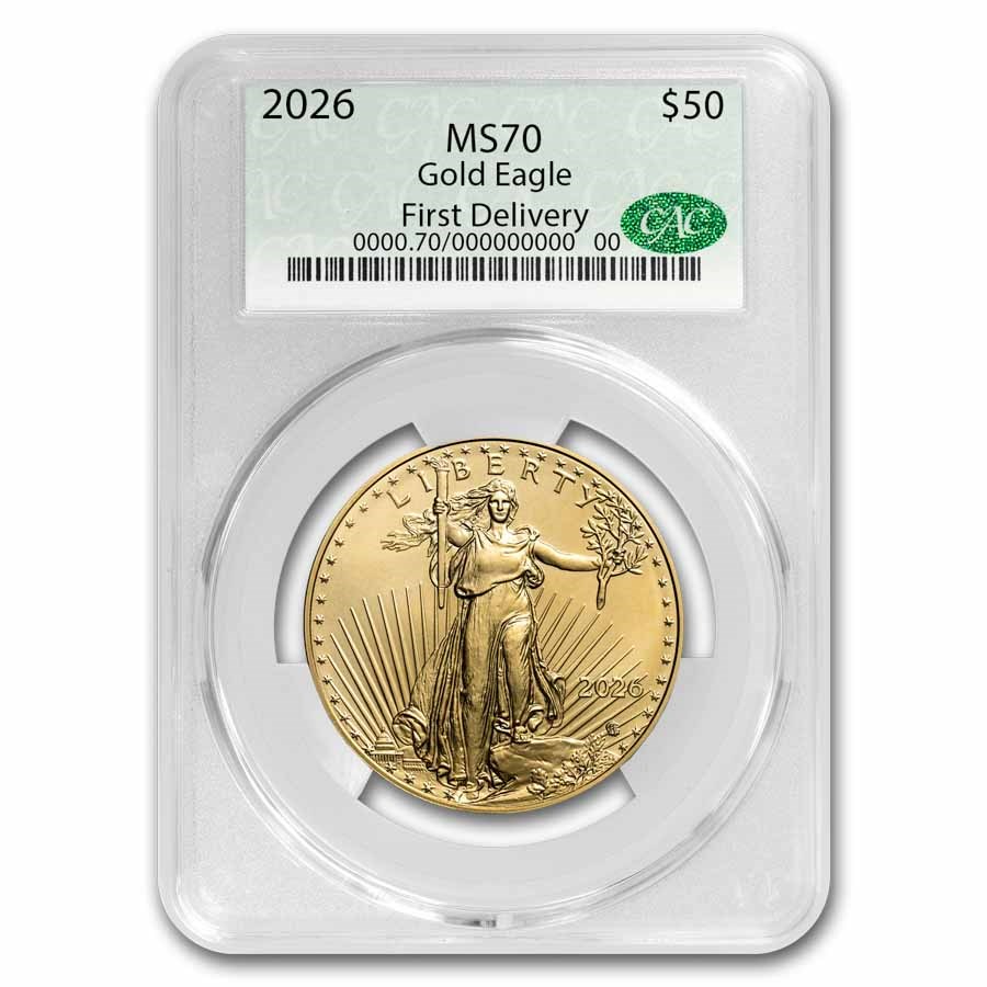 2026 1 oz American Gold Eagle MS-70 CAC (First Delivery)