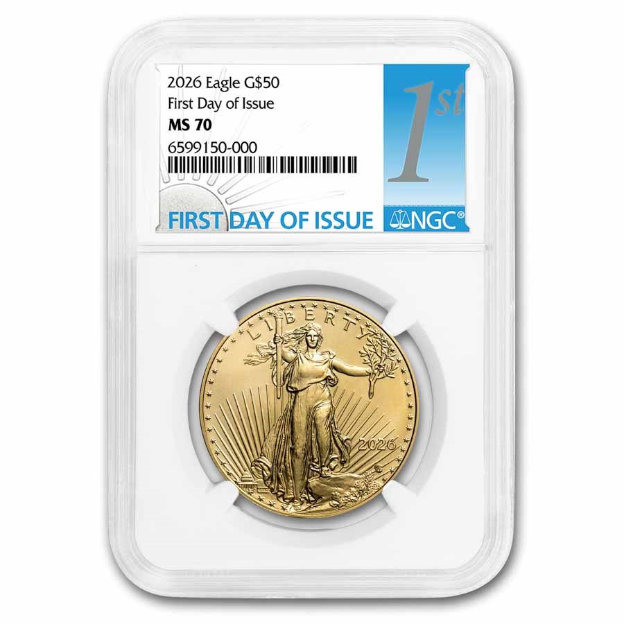 2026 1 oz American Gold Eagle MS-70 NGC (First Day of Issue)
