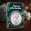 2026 1 oz American Silver Eagle - w/Green Christmas Holly Card