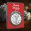 2026 1 oz American Silver Eagle - w/Plaid Happy Holidays Card