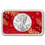 2026 1 oz American Silver Eagle - w/Premium Case, Happy Holidays