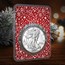 2026 1 oz American Silver Eagle - w/Red Winter Holiday Card