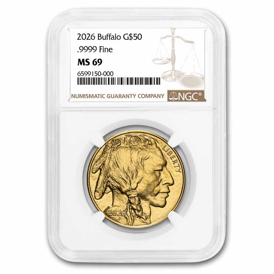 2026 1 oz Gold Buffalo MS-69 NGC