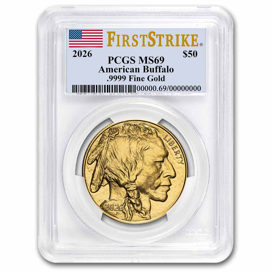Buy 2026 1 oz Gold Buffalo MS-69 PCGS (FirstStrike) | APMEX