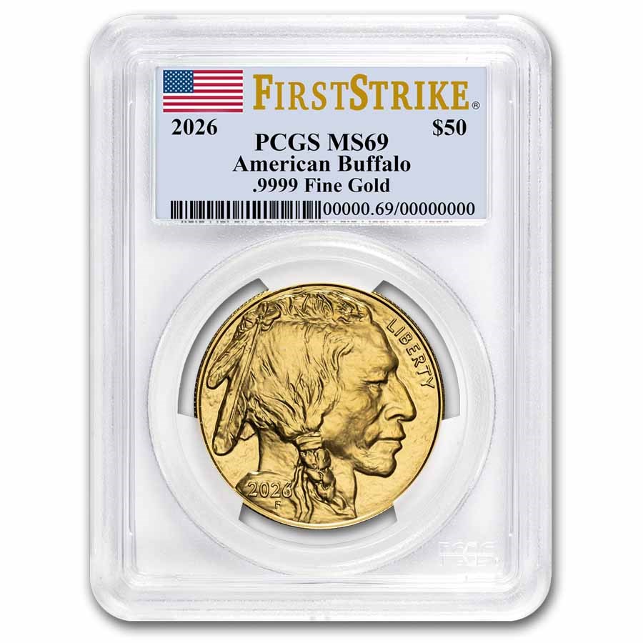 2026 1 oz Gold Buffalo MS-69 PCGS (FirstStrike®)