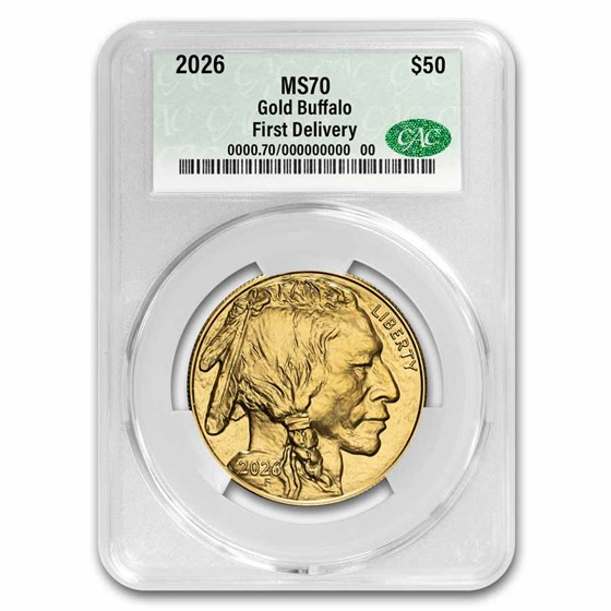 2026 1 oz Gold Buffalo MS-70 CAC (First Delivery)