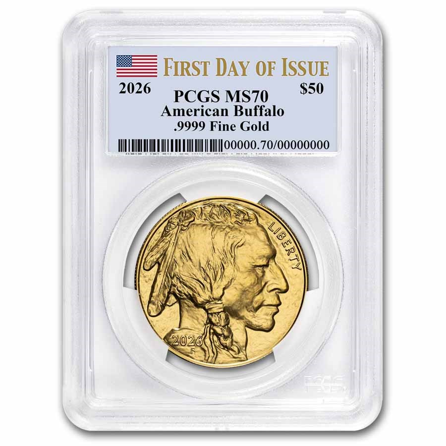2026 1 oz Gold Buffalo MS-70 PCGS (First Day of Issue)