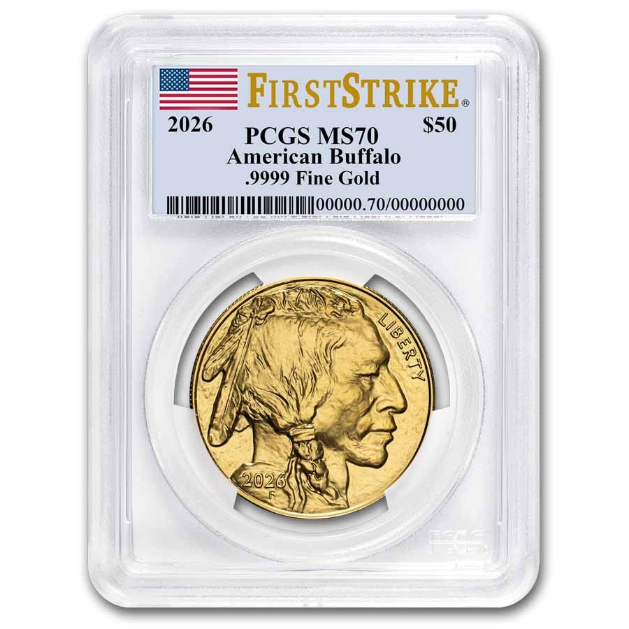 2026 1 oz Gold Buffalo MS-70 PCGS (FirstStrike®)