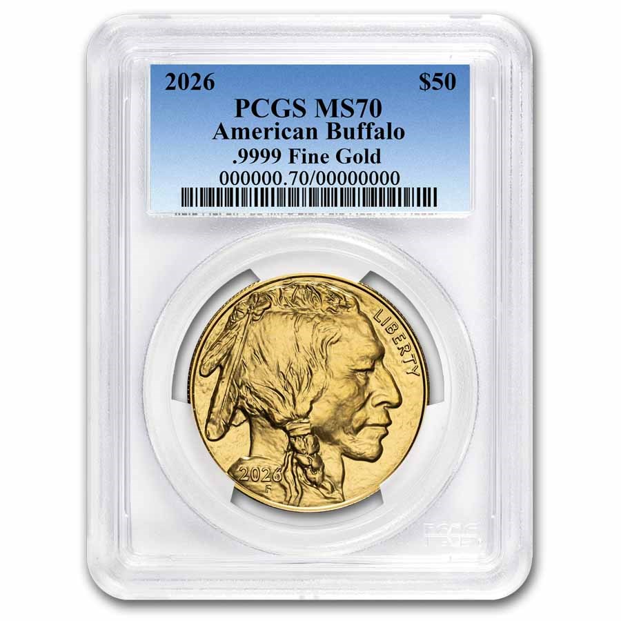 2026 1 oz Gold Buffalo MS-70 PCGS