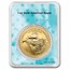 2026 1 oz Gold Eagle - w/Happy Birthday, Balloons Card, In TEP