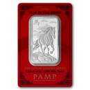 2026 1 oz Silver Bar - PAMP Suisse Year of the Horse (In Assay)