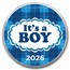 2026 1 oz Silver Colorized Round - APMEX (It's A Boy, Plaid)
