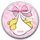 2026 1 oz Silver Colorized Round - APMEX (Special Delivery, Girl)