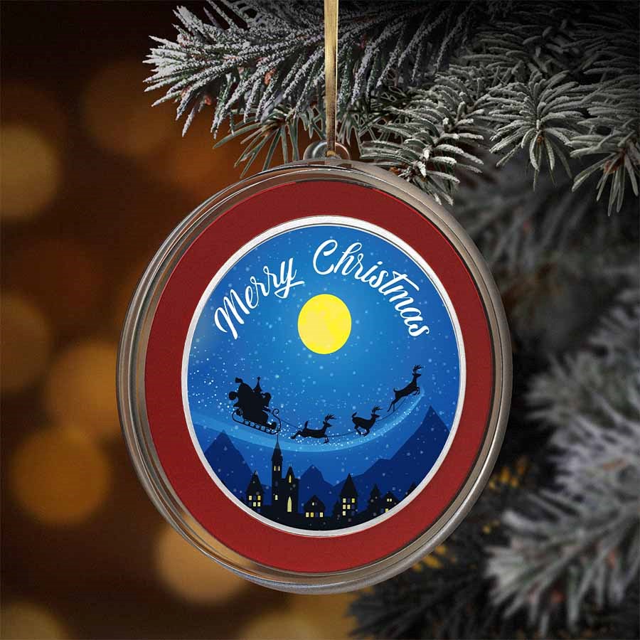2026 1 oz Silver Colorized Round - Merry Christmas