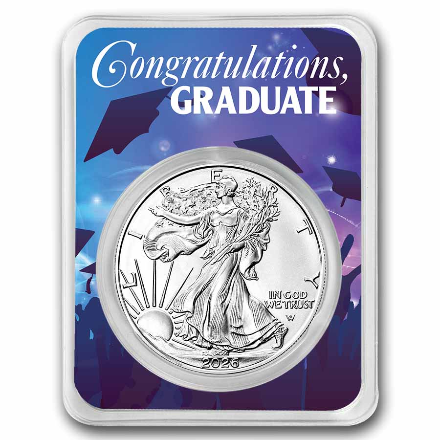 Buy 2026 1 oz Silver Eagle Celebrate Graduate TEP | APMEX