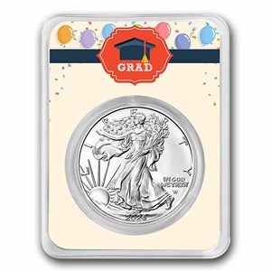 Buy 2023 1 oz Silver Eagle - Graduation Balloons TEP | APMEX