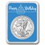 2026 1 oz Silver Eagle - w/Happy Birthday, Blue Card, In TEP