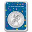 2026 1 oz Silver Eagle - w/Happy Birthday, Confetti Card, In TEP