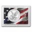 2026 1 oz Silver Eagle - w/Harris Holder, American Flag & Eagle
