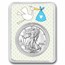 2026 1 oz Silver Eagle - w/"It's A Boy", Stork Card, In TEP