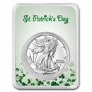 2026 1 oz Silver Eagle - w/St. Patrick's Day Card, In TEP
