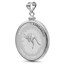 2026 1 oz Silver Kangaroo Pendant (Plain Front Style Bezel)