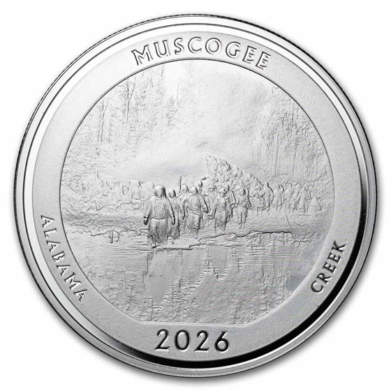 2026 1 oz Silver NATB Alabama Muscogee (Box/COA)