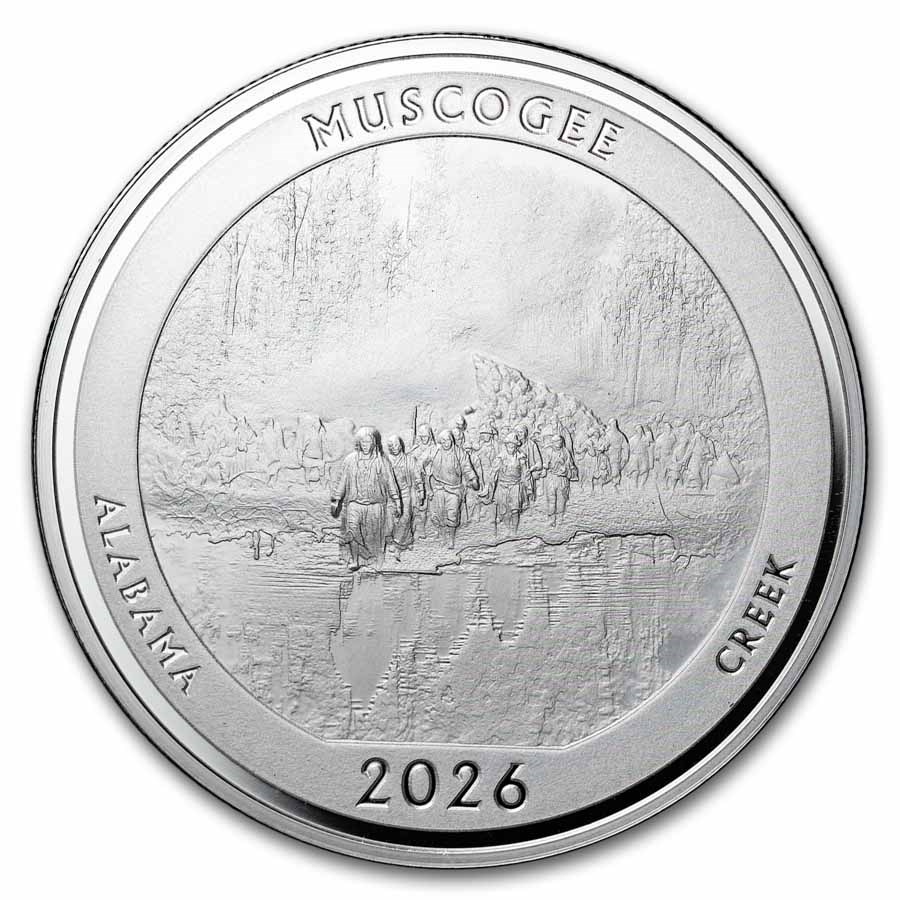 2026 1 oz Silver NATB Alabama Muscogee (Box/COA)