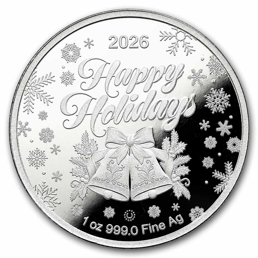Buy 2026 1 oz Silver Snowman Round | APMEX