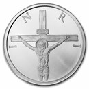 2026 1 oz Silver Shield Round - Crucifixion