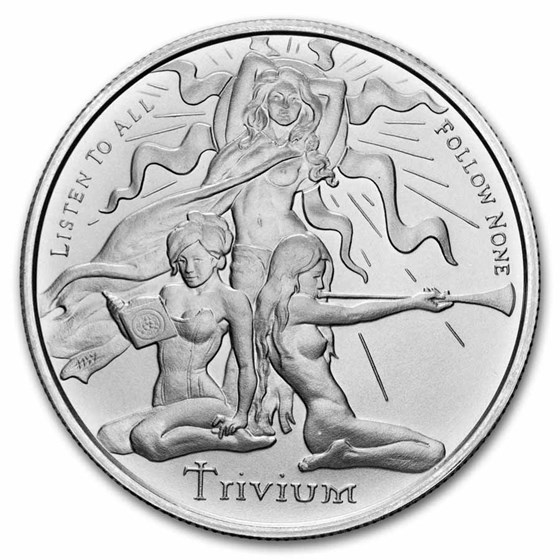 2026 1 oz Silver Shield Round - Trivium Girls