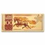 2026 100 mg Year of the Fire Horse 24K Gold Foil Note