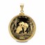 2026 30 gram Gold Panda Pendant (Diamond-Cut Screw Top Bezel)
