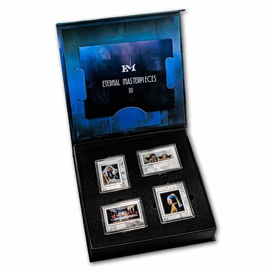 2026 4 x 1/2 oz Silver Bar Set - Eternal Masterpieces III