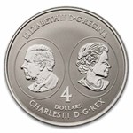2026 5-Coin Ag 100th Birthday of QEII Fractional Set (Box/COA)