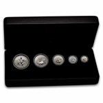 2026 5-Coin Ag 100th Birthday of QEII Fractional Set (Box/COA)