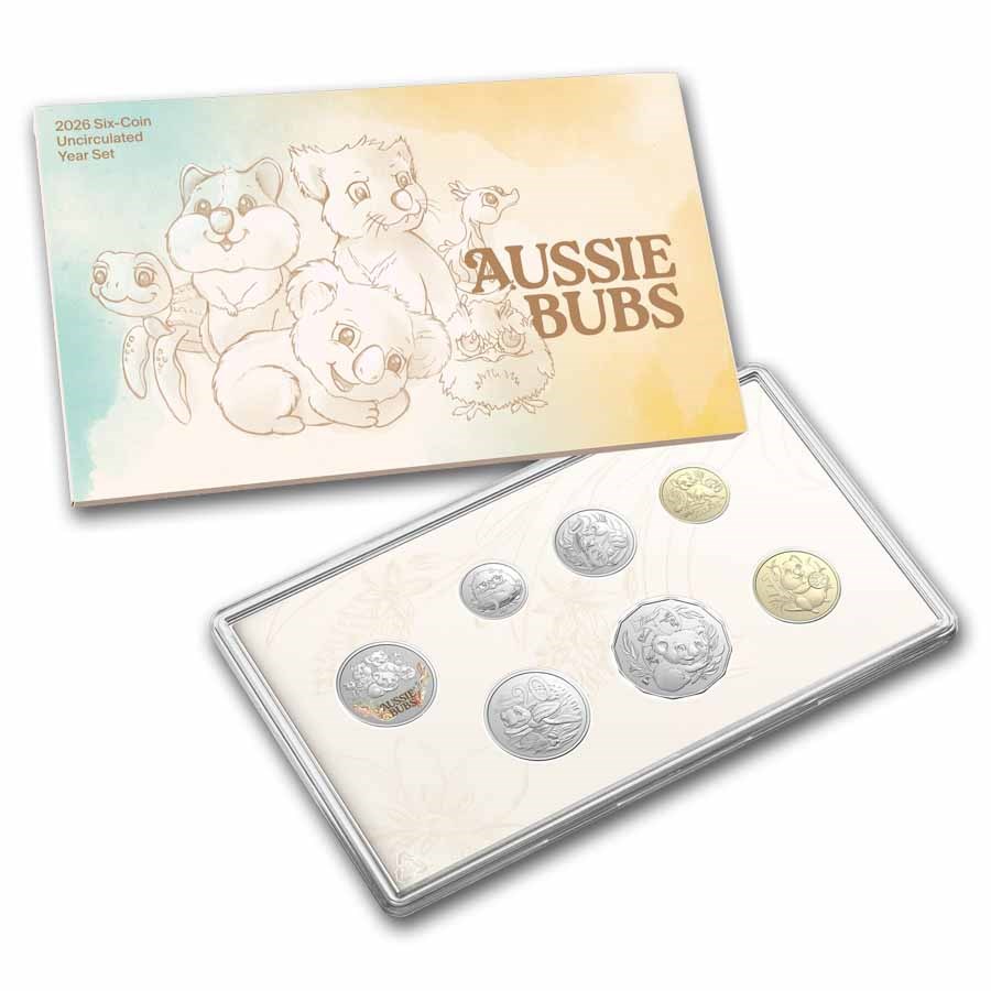 2026 6-Coin Aussie Bubs Collection Uncirculated Baby Year Set