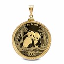 2026 8 gram Gold Panda Pendant (Diamond-Screw Top Bezel)