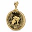 2026 8 gram Gold Panda Pendant (Diamond-Screw Top Bezel)