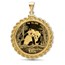 2026 8 gram Gold Panda Pendant (Rope-Screw Top Bezel)